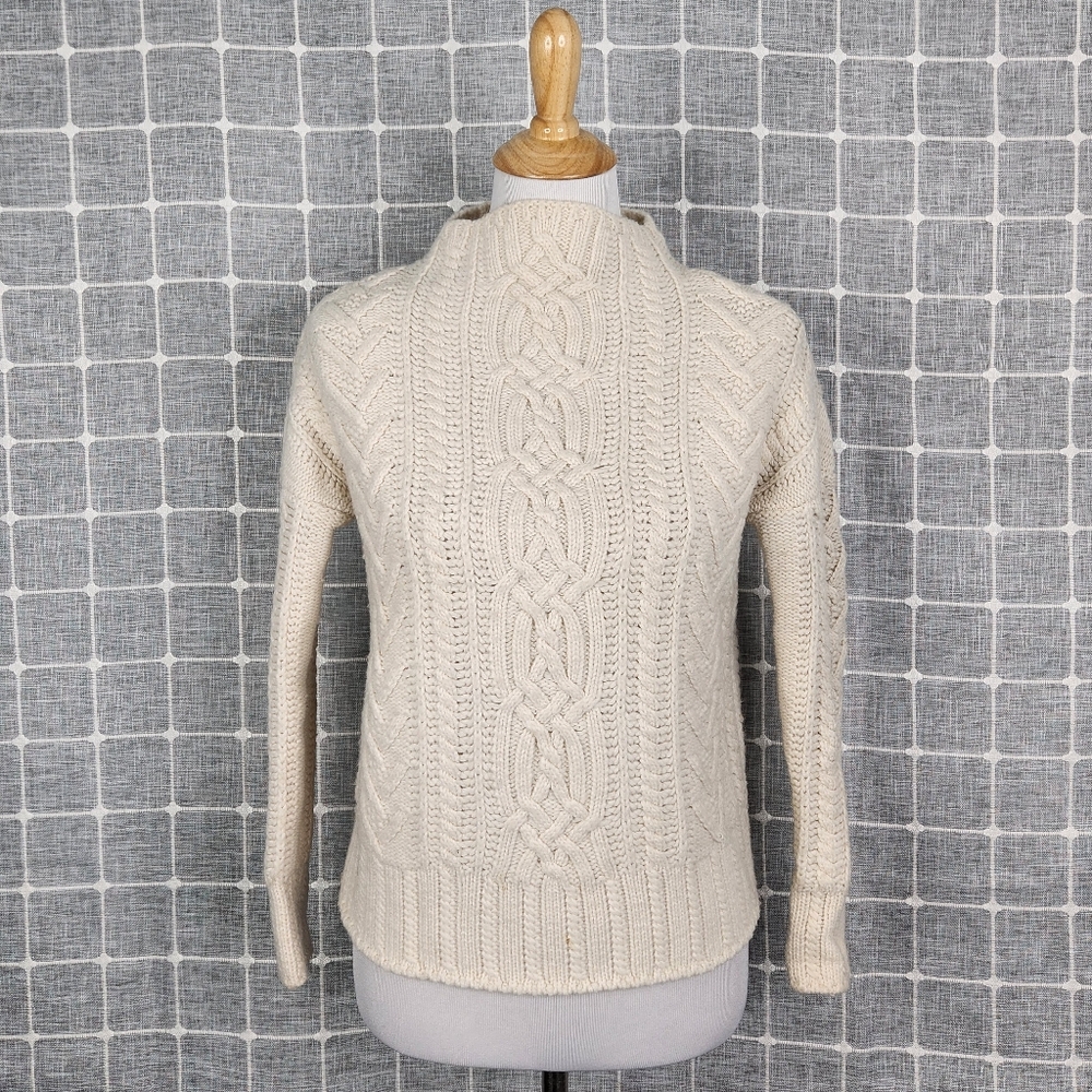 Joules Cable Knit Cream Sweater